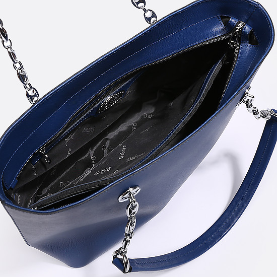 Классические сумки Деборо 3112 safiano dark blue