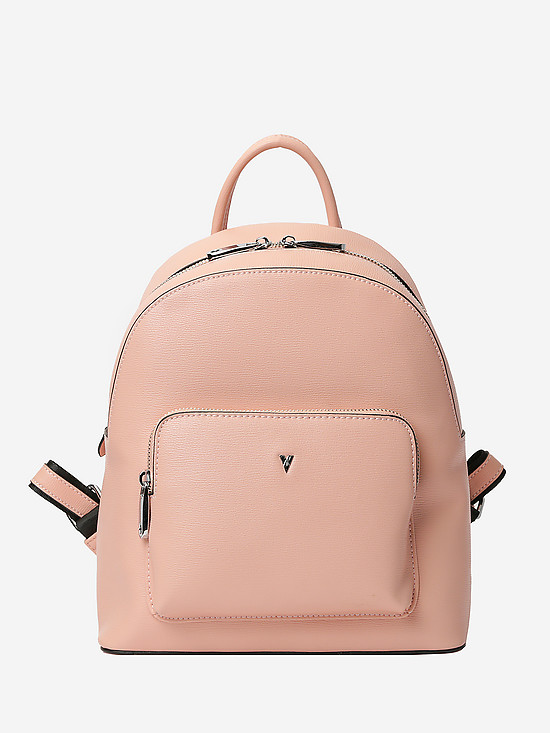 Рюкзак из экоккожи пудрово-розового оттенка  Ventoro