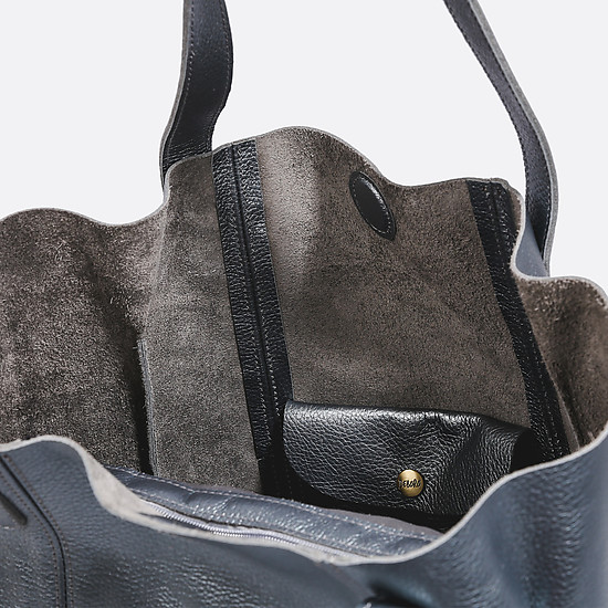 Классические сумки Деборо 3143 metallic grey