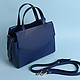 Классические сумки Azaro 3247 dark blue