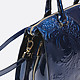 Классические сумки Аркадия 3247 tracery gloss blue