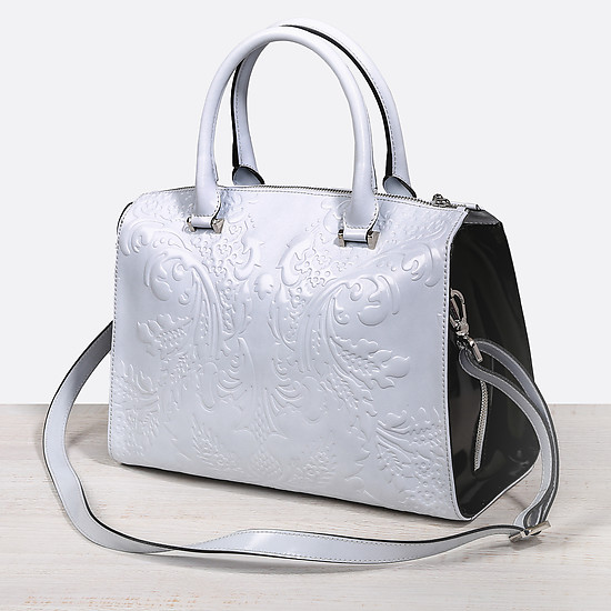 Классические сумки Arcadia 3247 tracery pale grey black