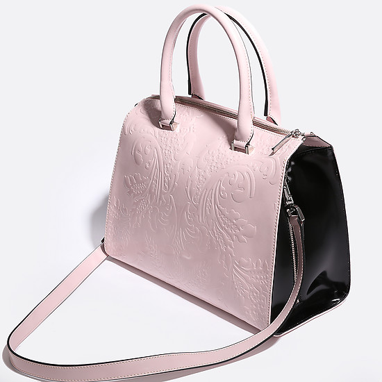 Классические сумки Аркадия 3247 tracery pink black