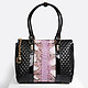 Классические сумки Marino Orlandi 3402 black python pink