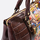 Классические сумки Marino Orlandi 3402 brown croc multicolor
