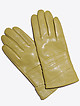 Кожаные перчатки фисташкового цвета  Kasablanka