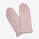Нежно-розовые кожаные перчатки  Kasablanka