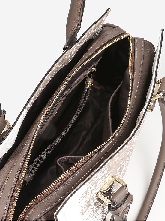 Классические сумки Алессандро Беато 350-6330-Y12 white beige