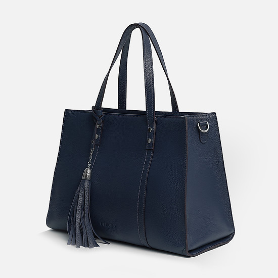 Классические сумки Деборо 3519 dark blue