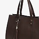 Классические сумки Деборо 3519 dark brown