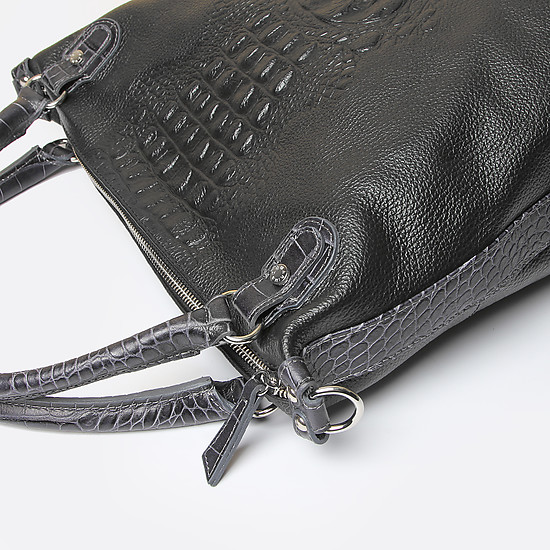 Классические сумки Marina Creazioni 3561 croc black