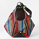 Текстильная сумка-рюкзак с логотипом бренда  Marino Orlandi