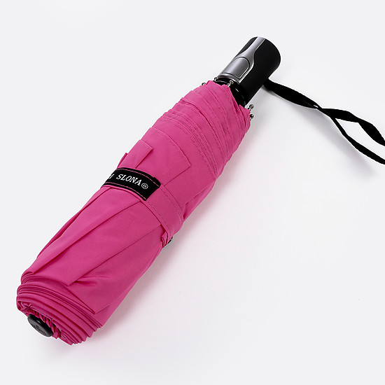 Розовый зонт-автомат  Tri Slona