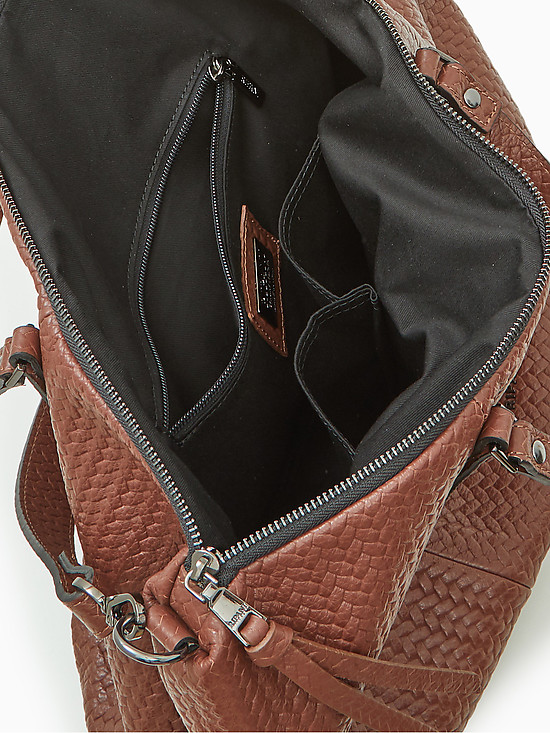 Классические сумки Ripani 3703 brown braid