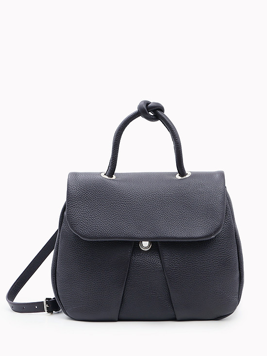 Привлекательный рюкзак темно-синего цвета из зернистой кожи  KELLEN