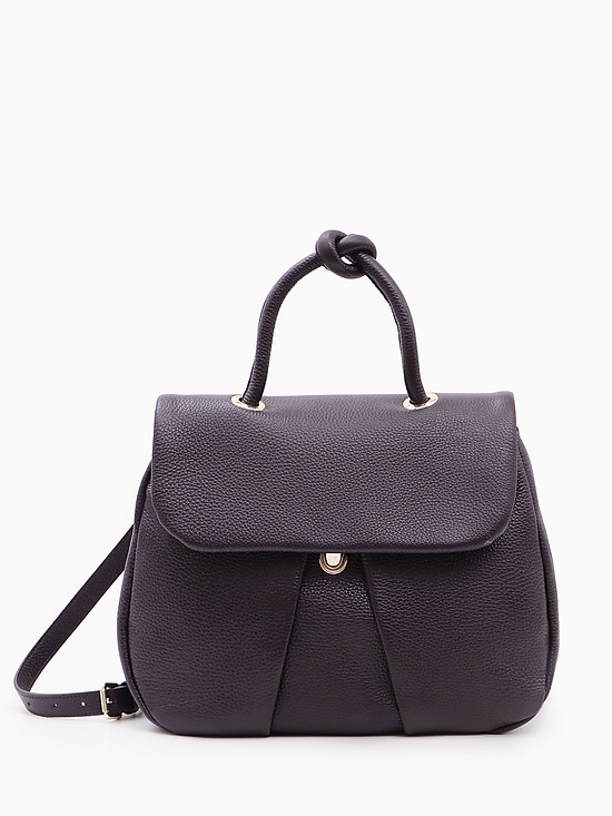 Привлекательный рюкзак темно-фиолетового цвета из зернистой кожи  KELLEN