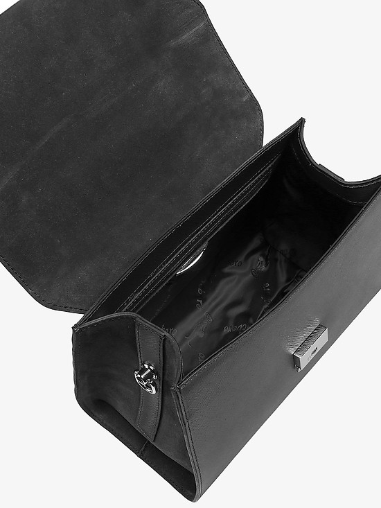 Классические сумки Деборо 3856 black saffiano