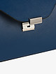 Классические сумки Деборо 3856 blue saffiano