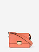 Прямоугольная сумочка кросс-боди из гладкой лососево-розовой кожи  BE NICE