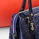 Классические сумки Марино Орланди 3939 croc metallic blue