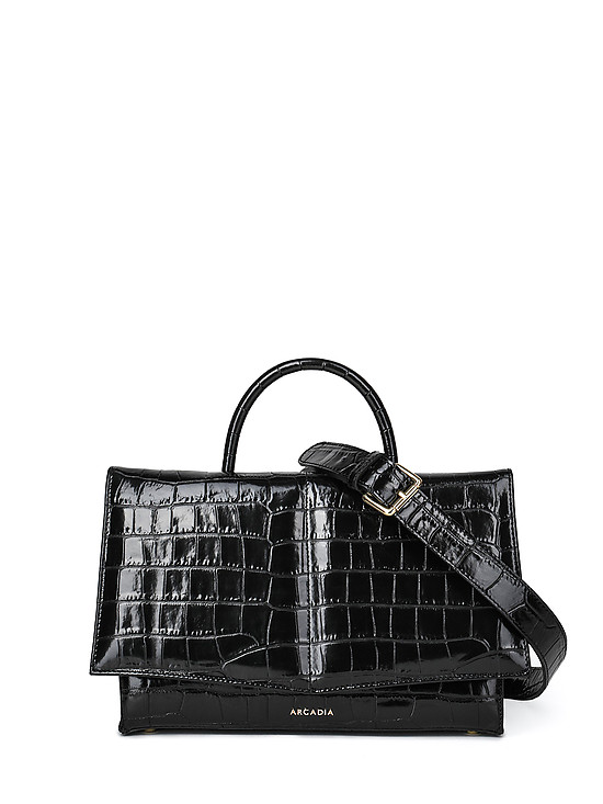 Классические сумки Arcadia 3940 croc black