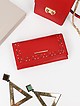 Красный горизонтальный бумажник из натуральной кожи  Alessandro Beato
