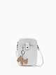 Белая кожаная мини-сумочка на плечо  Folle