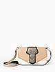 Сумочка кросс-боди в стиле колор-блок в кремово-бежевых тонах со съемным ремешком  La Martina