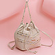 Светло-розовая сумочка-торба с заклепками  Marina Creazioni