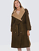 Кашемировое пальто в стиле милитари  Rachell Fabri
