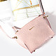 Розовая сумочка на плечо с текстурным узором из плотной кожи  Marina Creazioni
