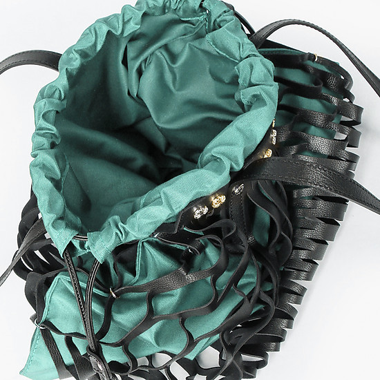 Классические сумки Марина креазони 4474 green black