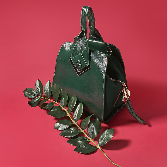 Классические сумки Carlo Salvatelli 456 green gloss