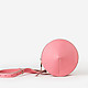 Розовая круглая сумочка кросс-боди из плотной гладкой кожи  Arcadia