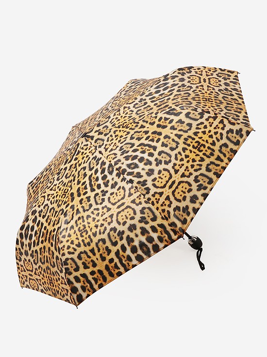 Зонт-автомат с леопардовым принтом  Baldinini