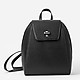 Рюкзак черного цвета среднего размера из натуральной кожи  Arcadia