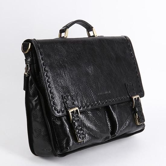 Кожаный портфель в винтажном стиле  Tony Bellucci