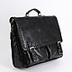 Кожаный портфель в винтажном стиле  Tony Bellucci