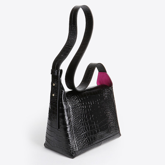 Классические сумки Sara Burglar 503 croc black