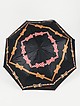 Черный складной зонт с принтом  Baldinini