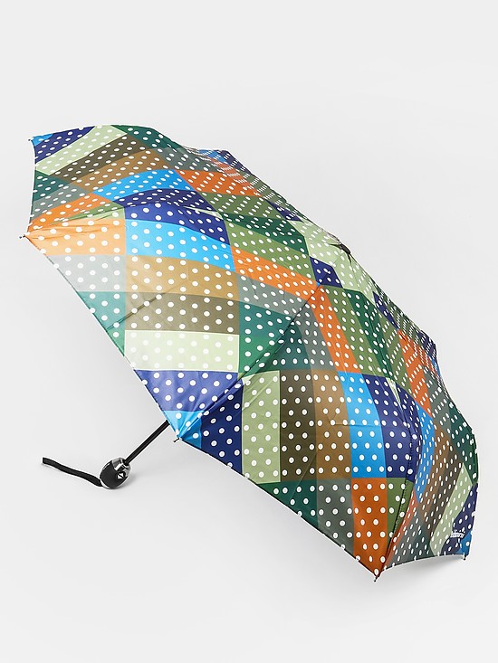 Разноцветный складной зонт  Baldinini