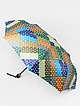 Разноцветный складной зонт  Baldinini