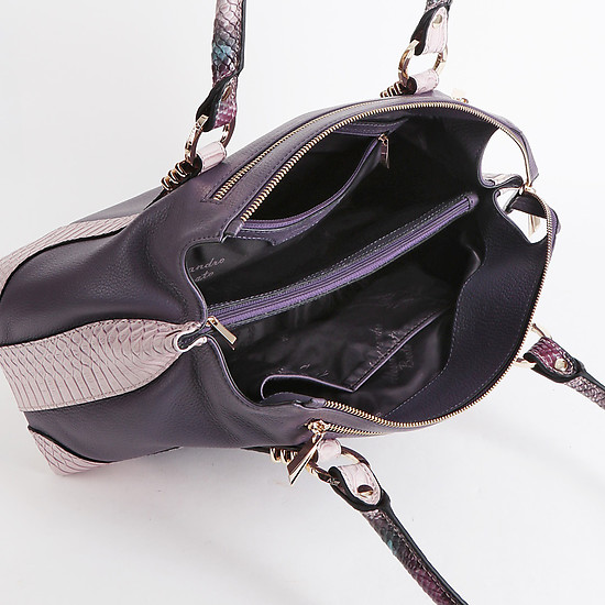 Классические сумки Alessandro Beato 518-40 violet python