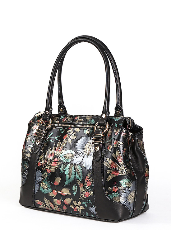 Классические сумки Алессандро Беато 518-5426 flowers black multicolor