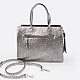 Классические сумки Alessandro Beato 523-5287-5399 silver ostric