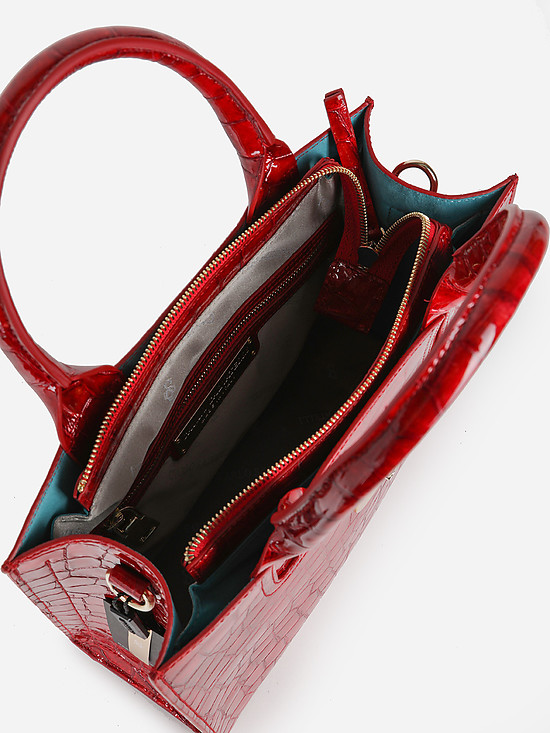 Классические сумки Carlo Salvatelli 531 сroc red gloss
