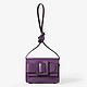 Фиолетовая кожаная сумочка-кроссбоди небольшого размера  Sara Burglar