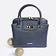 Классическая сумка Alessandro Beato 545-B77 blue metallic