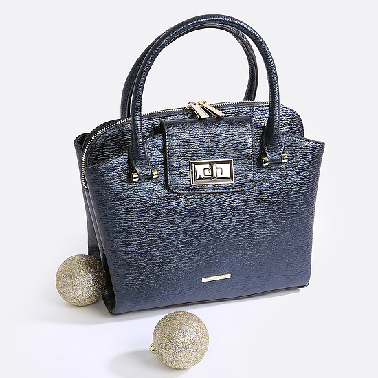 Классические сумки Алессандро Беато 545-B77 blue metallic