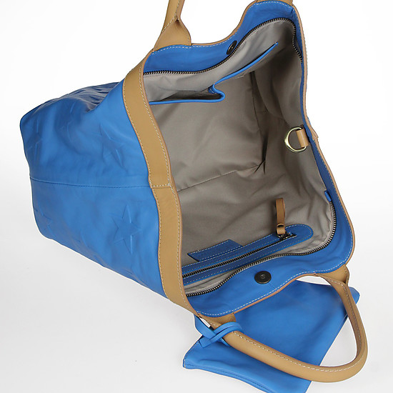 Классические сумки IO Pelle 551 14 SETA 1622 blue